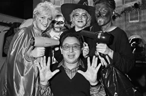 Halloween hairdressers at Stuarts. 31st October 1987 Halloween hairdressers at Stuarts. 31st October 1987