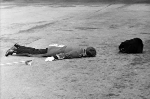 A hard days work for actor Richard Warwick who is playing Bumbo Bailey in the film ' A hard days work for actor Richard Warwick who is playing Bumbo Bailey in the film '