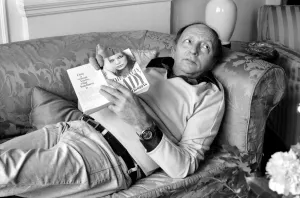 Harold Robbins at the Savoy Hotel London today. His book 'The Lonely Lady" Harold Robbins at the Savoy Hotel London today. His book 'The Lonely Lady"