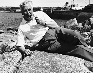 Harold Wilson MP on holiday in the Scilly Islands 1963 Harold Wilson MP on holiday in the Scilly Islands 1963
