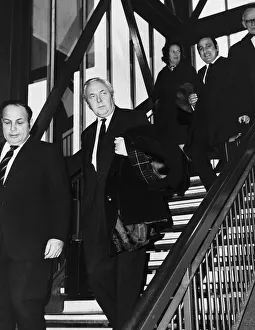 Harold Wilson MP former Prime Minister Leader of the Opposition at Heathrow Airport 1972 Harold Wilson MP former Prime Minister Leader of the Opposition at Heathrow Airport 1972