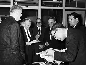Harold Wilson Prime Minister on a visit to the Daily Mirror 1965 Harold Wilson Prime Minister on a visit to the Daily Mirror 1965
