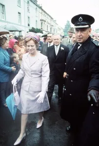 Harold Wilson Prime Minister and his wife at his son Robins wedding Harold Wilson Prime Minister and his wife at his son Robins wedding