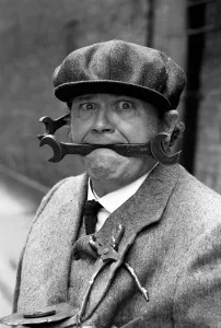 Harry Secombe is about to bound back onto the West End stage as Schippel in nThe Harry Secombe is about to bound back onto the West End stage as Schippel in nThe
