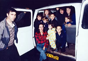 Images Dated 4th February 1991: The Harvey Family, from Llanedeyrn, Cardiff, Wales, 4th February 1991