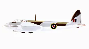 de Havilland Mosquito seen here carrying two High Ball bouncing bombs de Havilland Mosquito seen here carrying two High Ball bouncing bombs
