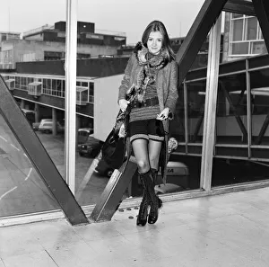 Hayley Mills at Heathrow Airport today. She is going to Nice to look at her Villa which Hayley Mills at Heathrow Airport today. She is going to Nice to look at her Villa which