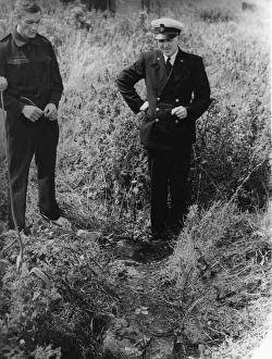 Head Lighthouse keeper Mr E G Barnes of the Flat Holm Island station Head Lighthouse keeper Mr E G Barnes of the Flat Holm Island station