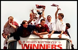 Heart of Midlothian footballers l to r: John Robertson, Jim Hamilton, Gary Locke Heart of Midlothian footballers l to r: John Robertson, Jim Hamilton, Gary Locke