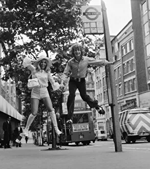 Images Dated 29th June 1971: Heather Beckers and Nigel Lythgoe of the Young Generation dance troupe trying out a pair