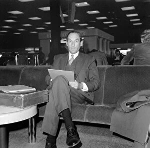 Images Dated 19th September 1974: Heathrow Airport: Mr. Jeremy Thorpe M. P. leader of the Liberal Party. September 1974