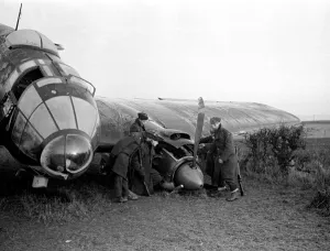 Heinkel 111 brought down in Scotland circa 1939 Heinkel 111 brought down in Scotland circa 1939
