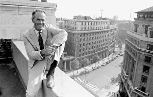 Henry Fonda at the roof of a Television House September 1959 Henry Fonda at the roof of a Television House September 1959