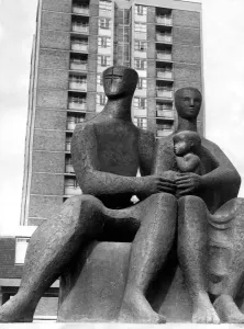 The high rise flats at Shieldfield in Newcastle 9 September 1965 The high rise flats at Shieldfield in Newcastle 9 September 1965