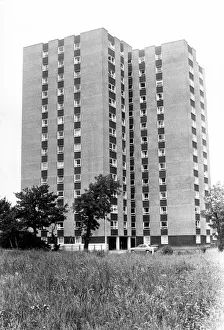 The high rise flats at West Denton Housing Estate in Newcastle 26 July 1972 The high rise flats at West Denton Housing Estate in Newcastle 26 July 1972