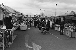 Hill Street Outdoor Market, Middlesbrough, 24th May 1982 Hill Street Outdoor Market, Middlesbrough, 24th May 1982