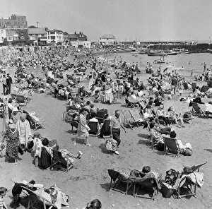 Holiday scenes in Broadstairs, Kent. August 1963 Holiday scenes in Broadstairs, Kent. August 1963