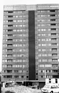 Mill House high rise flats at Spital Tongues in Newcastle 20 September 1967 Mill House high rise flats at Spital Tongues in Newcastle 20 September 1967