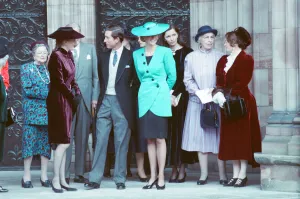 HRH THE PRINCE OF WALES & HRH THE PRINCESS OF WALES attend the society wedding of Miss HRH THE PRINCE OF WALES & HRH THE PRINCESS OF WALES attend the society wedding of Miss