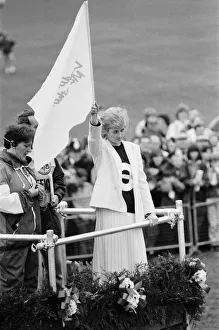 HRH Princess Diana, The Princess of Wales, launches the start of the 1988 London HRH Princess Diana, The Princess of Wales, launches the start of the 1988 London