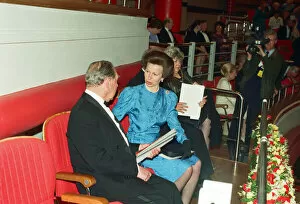 Images Dated 12th June 1991: HRH The Princess Royal - Princess Anne, at the concert last night with the Lord