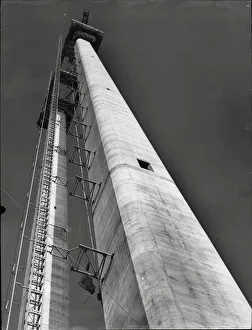 Humber Bridge under construction 15th May 1974 Humber Bridge under construction 15th May 1974