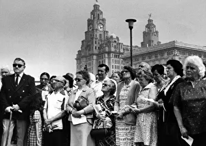 Hundreds of seamen mingle with ordinary Merseysiders at a special service of remembrance Hundreds of seamen mingle with ordinary Merseysiders at a special service of remembrance