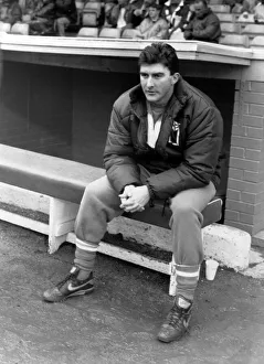Ian Atkins, Birmingham City Assistant Manager, pictured in dugout before match at St Ian Atkins, Birmingham City Assistant Manager, pictured in dugout before match at St