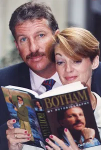 Ian Botham with wife Kathy at autobiography launch - September 1994 Ian Botham with wife Kathy at autobiography launch - September 1994