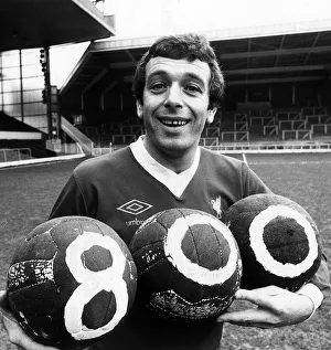 Ian Callaghan Liverpool Football celebrating his 800th appearance for the club Ian Callaghan Liverpool Football celebrating his 800th appearance for the club