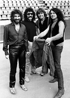 Ian Gillan singer with Black Sabbath pop rock group in 1983 Ian Gillan singer with Black Sabbath pop rock group in 1983