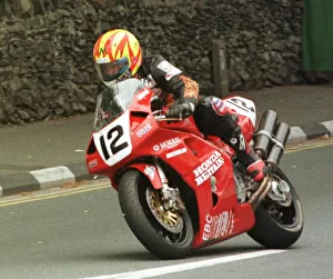 Ian Simpson Racing Driver June 1998 rounding the quater bridge Ian Simpson Racing Driver June 1998 rounding the quater bridge