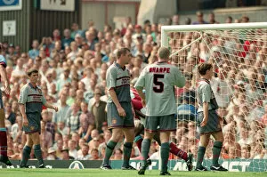 Images Dated 19th August 1995: Ian Taylor (number 7 - goal scorer obscured) makes it 1 - 0 to Aston Villa against