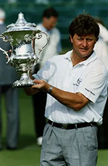 Ian Woosnam holding up the Scottish Golf Open Trophy Ian Woosnam holding up the Scottish Golf Open Trophy