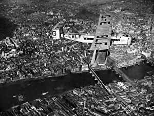 An Imperial Airways Armstrong Whitworth aircraft of the Argosy class An Imperial Airways Armstrong Whitworth aircraft of the Argosy class