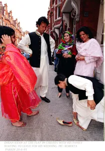 Imran Khan with Family waiting to leave for his Wedding to Jemima Goldsmith at Richmond Imran Khan with Family waiting to leave for his Wedding to Jemima Goldsmith at Richmond