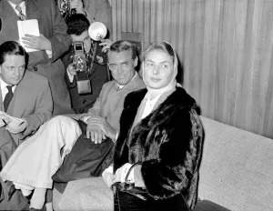 Ingrid Bergman with Cary Grant in London November 1957 Ingrid Bergman with Cary Grant in London November 1957