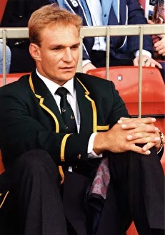 Injured Springboks captain Francois Pienaar - 22nd October 1994 Injured Springboks captain Francois Pienaar - 22nd October 1994