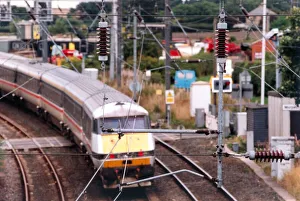The Inter-City 225 leaving Newcastle Central Station on 29th July 1998 The Inter-City 225 leaving Newcastle Central Station on 29th July 1998