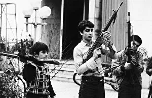 Images Dated 12th December 1979: Irans Boy Scouts some aged only twelve are being taught to use German made G3 rifles