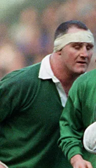 Irelands Gary Halpin seen here in action against England at Twickenham during the 1992 Irelands Gary Halpin seen here in action against England at Twickenham during the 1992