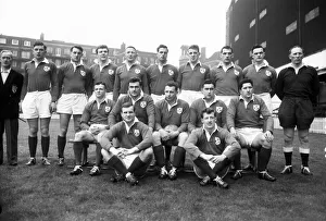 The Irish Tem pose for the camera before the start of their Five Nations match against The Irish Tem pose for the camera before the start of their Five Nations match against