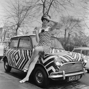 Here it is! The car for the Op Art girl (optical art girl Here it is! The car for the Op Art girl (optical art girl