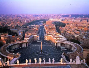 Italy Rome June 1994 View from St Peters Vatican City Italy Rome June 1994 View from St Peters Vatican City