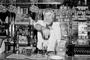 Ivan Beavis, a Coronation Street actor, working as a barman in the Harrow off Fleet Ivan Beavis, a Coronation Street actor, working as a barman in the Harrow off Fleet