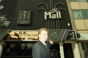 Ivan Curtis Smith, new manager of The Mall Nightclub, Stockton, Friday 17th February 1995 Ivan Curtis Smith, new manager of The Mall Nightclub, Stockton, Friday 17th February 1995