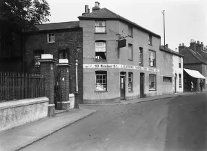 J Hutton's noted Fish Supper Bar at Vine Street junction with Cross Street, Uxbridge J Hutton's noted Fish Supper Bar at Vine Street junction with Cross Street, Uxbridge