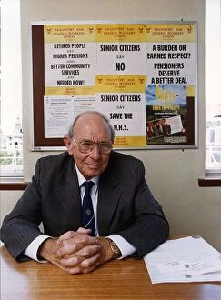 Images Dated 1st September 1992: Jack Jones president of the National Pensioners Convention
