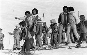 The Jackson 5 February 1979 Performing in Switzerland on the slopes The Jackson 5 February 1979 Performing in Switzerland on the slopes