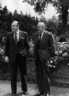 James Callaghan Foreign Secretary with Herr Genscher German Foreign Secretary at Dawnay James Callaghan Foreign Secretary with Herr Genscher German Foreign Secretary at Dawnay